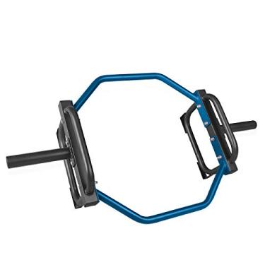 Imagem de CAP Barbell Barra de Armadilha Olímpica Hexagonal, Barra de Bolero, Barra de Levantamento Morta, Azul, 127 cm