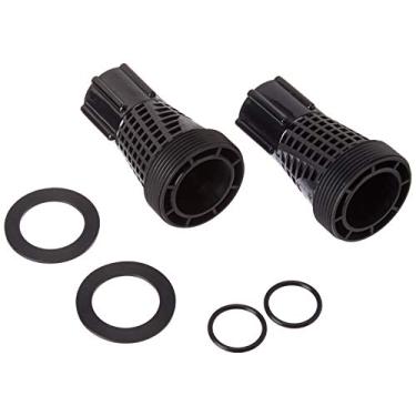 Imagem de Great American Merchandise & Eventos Adaptador longo com anel de vedação plana compatível com piscinas Intex 4K3001, preto