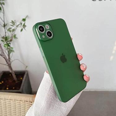 Imagem de Capa de telefone fosca ultra fina, macia e transparente para iPhone 14 Pro Max 11 13 12 Mini 7 8 Plus XS X XR Capa roxa transparente transparente, verde escuro, para Iphone XR