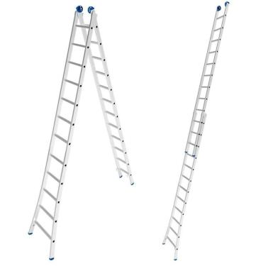 Imagem de Escada de Alumínio Extensiva 2 x 12 Degraus 3,65 x 6,17 Metros MOR