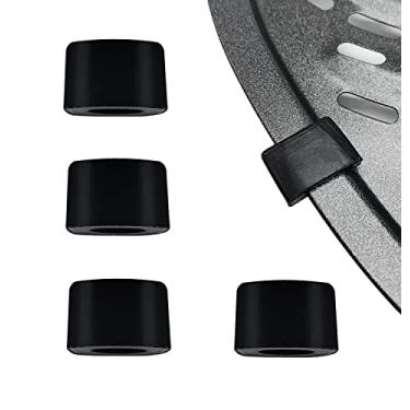 Imagem de Separador de peças de reposição para fritadeira a ar, divisor de fritadeira a ar atualizado, revestimento antiaderente, acessórios para fritadeira a ar, separadores de alimentos com abas de borracha de silicone para painel PowerXL e mais fritadeira a ar, pode ir à lava-louças