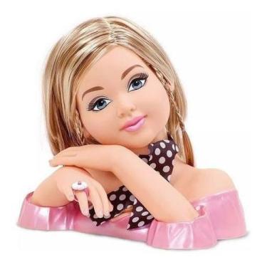 Boneca Barbie Busto Styling Head Frases Penteados Maquiagem - R$ 265