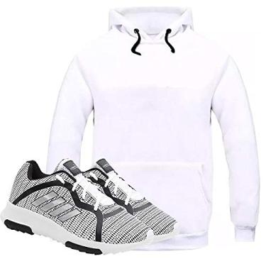 Imagem de Blusa Moletom Branco/P - Tenis Esporte Cinza/42