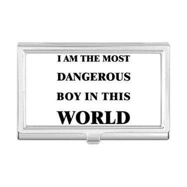 Imagem de Porta-cartões de visita I Am The Dangerous Boy