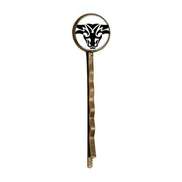 Imagem de Constellation Taurus Zodíaco Symbol Retro Metal Hair Bobby Pin Headwear