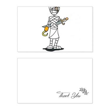 Imagem de Mamãe Egito Dia das Bruxas Pirata Horus Cartão de agradecimento Papel Aniversário Saudações Casamento Agradecimento