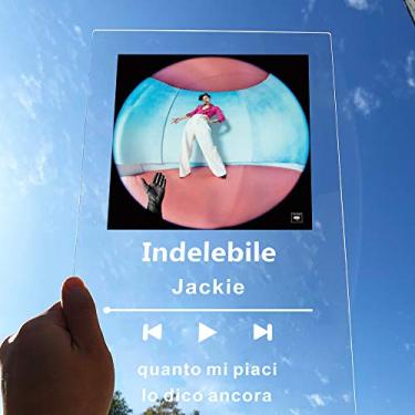 Imagem de Álbum Spotify personalizado para o Dia dos Namorados SpotifyGlass personalizado estilo foto Polaroid álbum de fotos acrílico placa de música