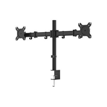 Imagem de Monoprice Suporte articulado para mesa de dois monitores Essential, preto