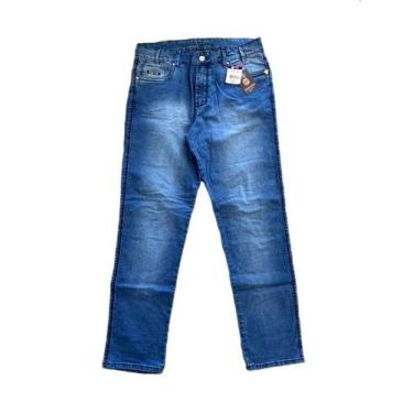 Imagem de Calça Jeans Adulto Plus Size Skinny Azul - Bivik