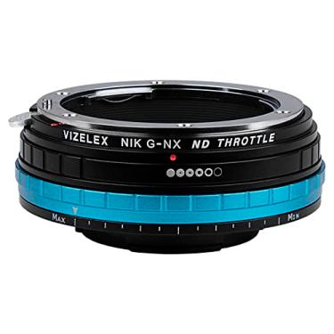 Imagem de Adaptador de acelerador Vizelex ND da Fotodiox Pro - Lente Nikon G (FX, DX e Antigo) para adaptador de câmera Samsung NX (como NX1, NX3000, NX30, NX300M) - com filtro variável embutido (ND2-ND1000)
