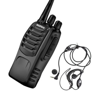 Imagem de Walkie Walkie Portátil uhf 400-470MHz 16CH BF-888S R Bidirecional