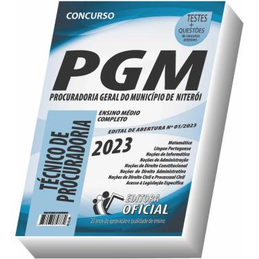 Imagem de Apostila Pgm Niterói - Técnico De Procuradoria