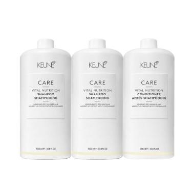 Imagem de Kit Keune Care Vital Nutrition Shampoo E Condicionador 1L (3 Produtos)