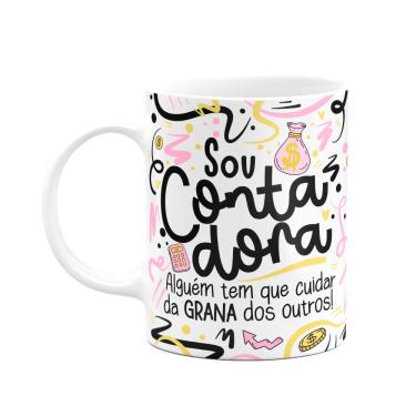 Imagem de Caneca Profissões - Sou Contadora - Branca