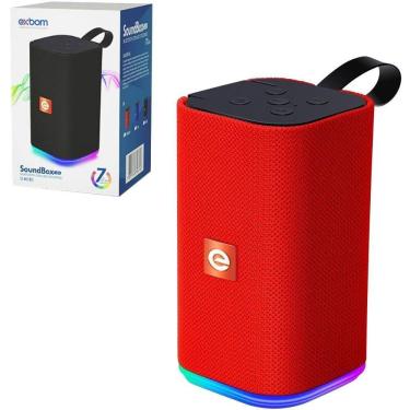 Imagem de Caixa Som Bluetooth Multimídia Led Rgb Exbom Cs-M31Btl