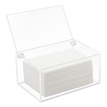 Imagem de Watpot Suporte de lençol de acrílico para secadora de roupas, recipiente transparente com tampa para lavanderia, transparente