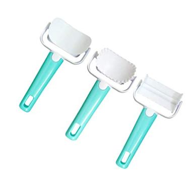 Imagem de Moldes de Fondant Fabricante de Pele de Bolinho Moldes de Bolinho Rolando Cortadores de Biscoito Redondo Corte de Biscoito Massa Círculo Criador de Bolinho Rolando Cortador de Círculo Frisado Molde Pa