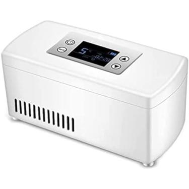 Imagem de Mini Refrigerador Para Diabéticos, Refrigerador Portátil Para Insulina, Refrigerador Portátil Para Medicamentos, Estojo Compacto Para Resfriamento De Medicamentos Para Viagens De Carro 2-8 ℃, Caix