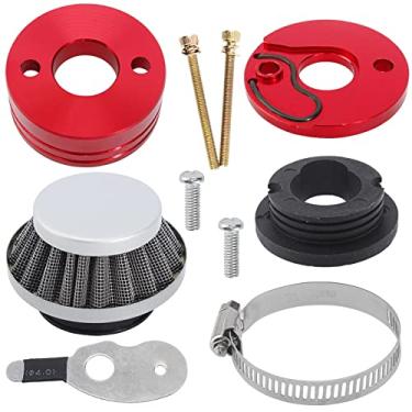 Imagem de QAZAKY Adaptador de filtro de ar 42mm 43mm 44mm pilha de velocidade para 33 cc 43cc 47cc 49cc 50cc 52cc Minimoto 2 tempos Dirt Mini Pocket Bike Kids ATV Go Kart Big Foot Goped Blad Scooter Motovox MVS