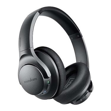 Imagem de Soundcore Anker Life Q20 Fones de ouvido híbridos com cancelamento de ruído ativo, fones de ouvido Bluetooth sem fio, reprodução 40H, áudio de alta resolução, graves profundos, fones
