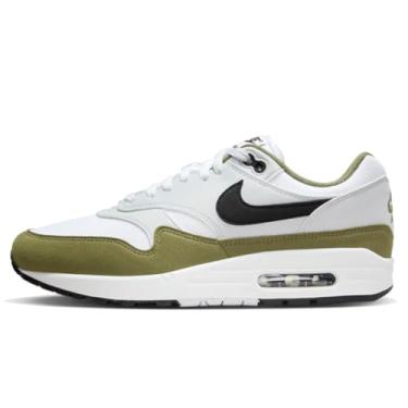 Imagem de Nike Sapatilhas de Cano Alto para Homem, Branco/platina pura/verde-oliva média, 7