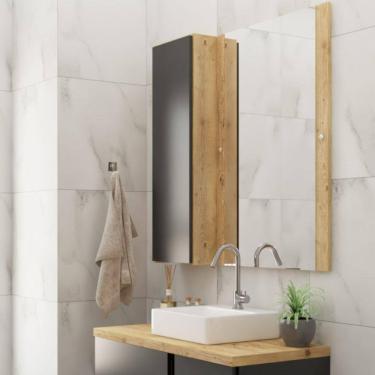 Imagem de Armário para Banheiro Castellon Darabas Agardi Preto