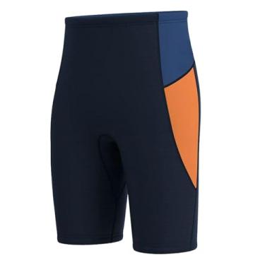 Imagem de Vaveren 3mm neoprene men shorts mergulho shorts troncos de fitness roupa de banho terno molhado para natação freediving água aeróbica caiaque, XXL preto