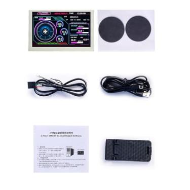 Imagem de NATEFEMIN Monitor de dados de CPU PC de 5 polegadas IPS USB Mini tela PC CPU RAM Monitor de dados Sensor Painel, AIDA64 isento