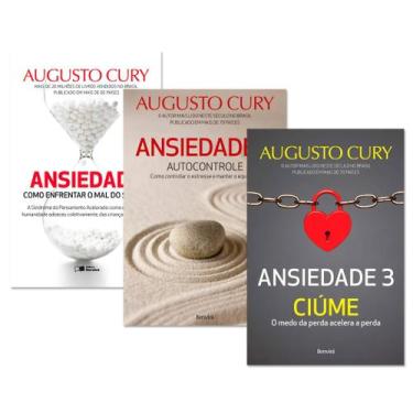Imagem de Kit Ansiedade Coleção Completa (3 Volumes) - Augusto Cury - Benvirá