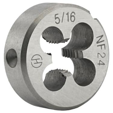 Imagem de Matriz redonda Aceteel 5/16" - 24 UNF, matriz de rosca para máquina de mão direita 5/16" x 24 UNF