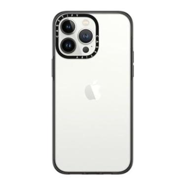 Imagem de CASETiFY Capa Compacta Para iPhone 14 Pro Max [2X Testada Contra Quedas De Nível Militar/Proteção Contra Quedas De 1,2 M] Preto Claro