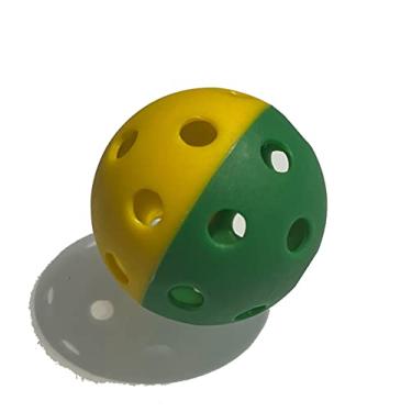 Imagem de MaxBP Bola de treinamento tamanho golfe (24 unidades divididas amarelo/verde)