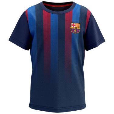 Imagem de Camiseta Braziline Stamina Barcelona Infantil - Marinho-Unissex