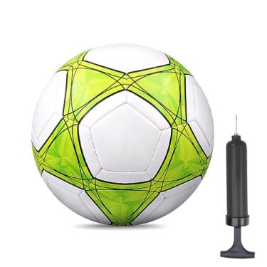 Imagem de Bola de futebol tamanho 3,4,5 PU macio para treinamento de prática, presente para meninos e meninas vêm com bomba e agulha