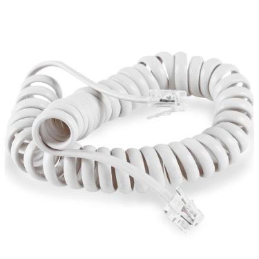 Imagem de Cordão Espiral Monofone 1,70M Branco - Dantas