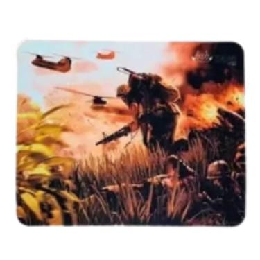 Imagem de Mouse Pad Ergonômico Antiderrapante 22x26cm - Ideal para Gamer, Escritório e Home Office. Superfície Lisa para Precisão (9003).
