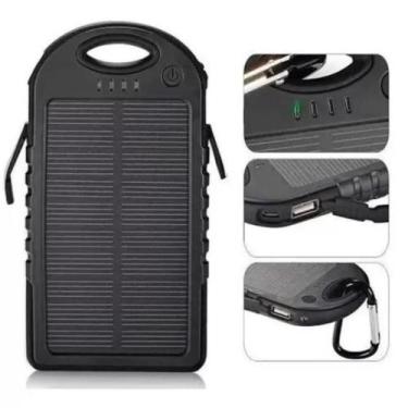 Imagem de Carregador Solar 38.000mAh Bateria Energia Portátil  Rápida - Home Goo
