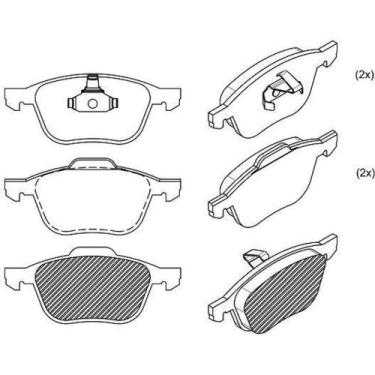 Imagem de PASTILHA FREIO para ECOSPORT 2.0 05/ AUTOMATICO FOCUS 2.0 08 - SPEED B