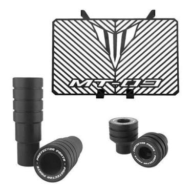 Imagem de Kit Slider E Protetor De Radiador Yamaha Mt09 Mt 09 15 / 19 - Protecto