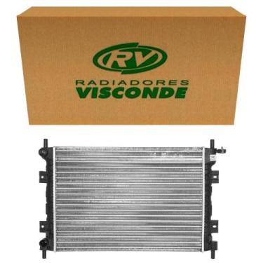 Imagem de Radiador Ford Fiesta 1.0 2000 a 2002 Com Ar Sem Ar Visconde