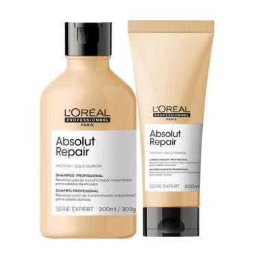 Imagem de Kit Gold Quinoa Shampoo 300ml e Condicionador 200ml - L'Oréal Professi