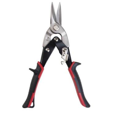 Imagem de Tesoura para cortar chapa 10" modelo aviação corte reto - Cortag