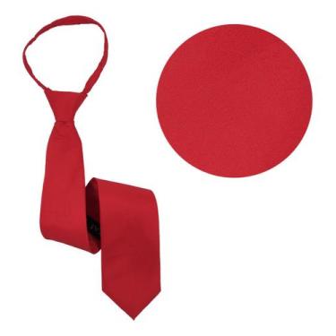 Imagem de Gravata Masculina Adulto Com Ziper Lisa Nó Pronto Casamento - Rpires, 