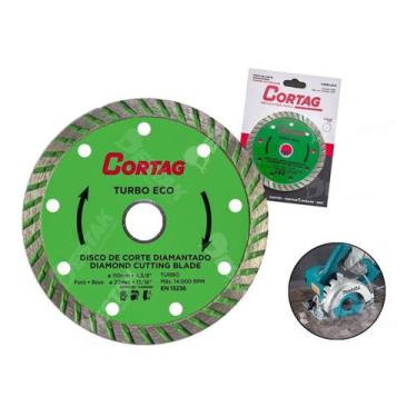 Imagem de Disco Corte Diamantado Turbo 110mm Eco Cortag