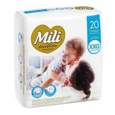 Imagem de Fralda Infantil Love&Care XXG 20 Unidades - Mili