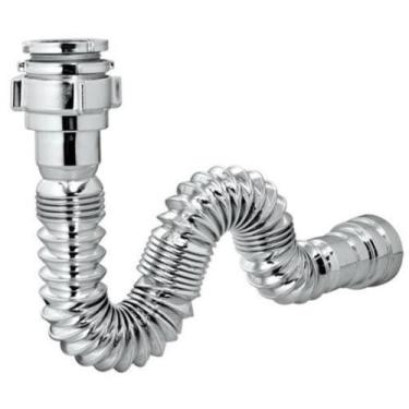 Imagem de Sifão Extensível Universal 72 Cm Abs Cromado Plasbohn