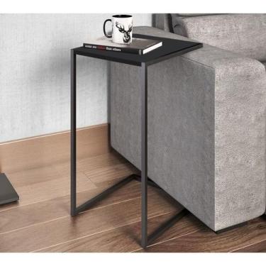 Imagem de Mesa Lateral 27820 Linha Complementos Preto Artesano - Artesano Móveis