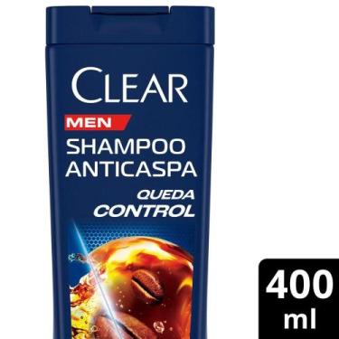 Imagem de Shampoo Clear Men Anticaspa Queda Control 400ml, 400ml