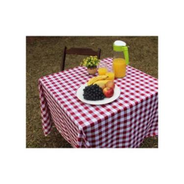 Imagem de Kit Com 10 Toalha De Mesa Oxford Xadrez Italiana 1.40 m x 1.40 m - IÉ 
