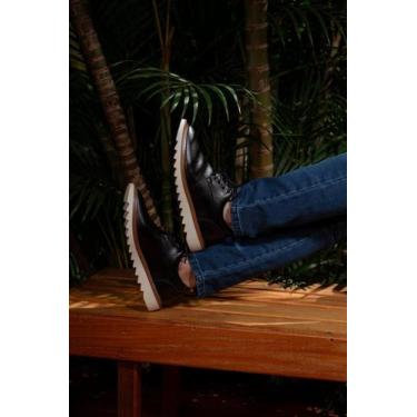 Imagem de Sapato Social Oxford Luca Tratorado Confortável Masculino Social Brogu